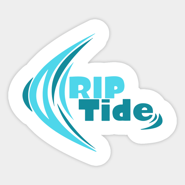 RIP Tide Logo Sticker by CalamarCat